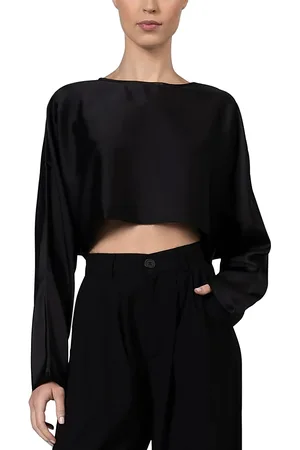 NONchalant Label Long Sleeve Crop Top