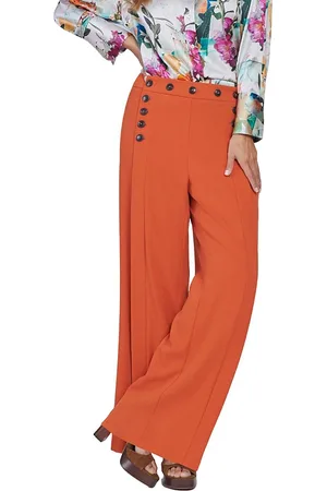Gabriella Rossetti Marinaia Wide Leg Button Detail Pant