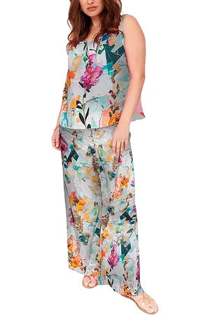 Gabriella Rossetti Sofia Stretch Silk Palazzo Pant in