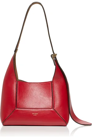 Jimmy Choo Diamond Hobo Leather Small Shoulder Bag