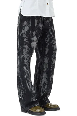 Ganni Izey Heavy Wide Leg Jeans in