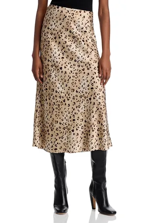 Rails Anya Leopard Print Midi Skirt