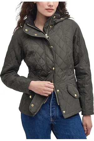 Barbour Millfire Hooded Quilted Coat