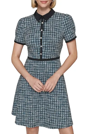 Karl Lagerfeld Tweed A Line Dress