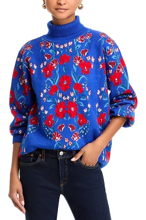 Farm Rio Butterflower Knit Sweater