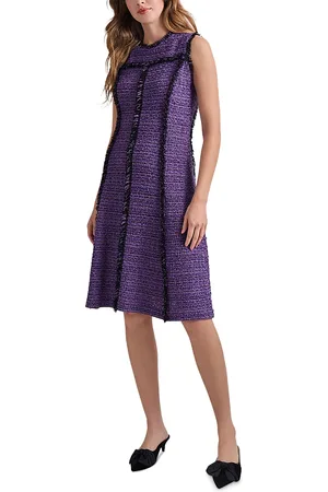 Misook Eyelash Fringe Dress