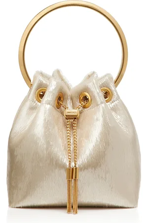 Jimmy Choo Bon Bon Short Tinsel Top Handle Crossbody