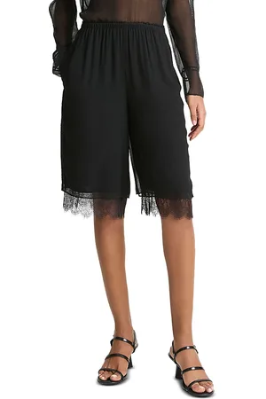 Vince Mid Rise Chiffon Shorts