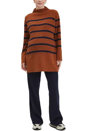 Nom Maternity Sarabeth Striped Nursing Sweater