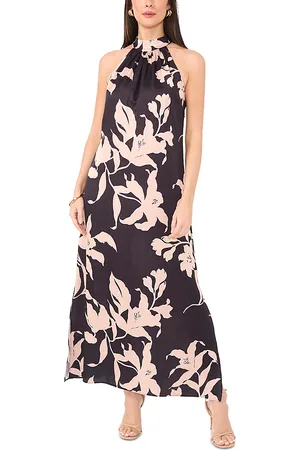 Vince Camuto High Halter Neck Maxi Dress