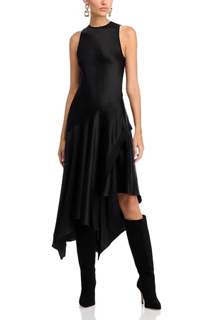 Kobi Halperin Thea Sateen Asymmetric Dress