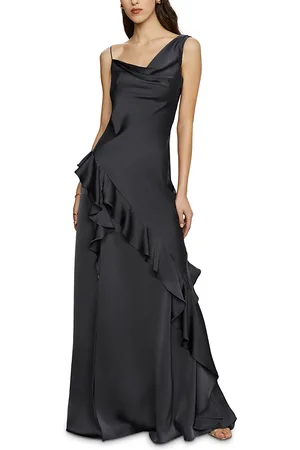 AMUR Juliet Charmeuse Cowl Neck Gown