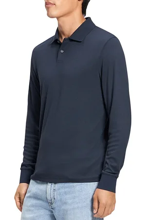 THEORY Goris Long Sleeve Polo Shirt