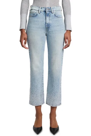 7 for all Mankind Logan Stovepipe High Rise Jeans in