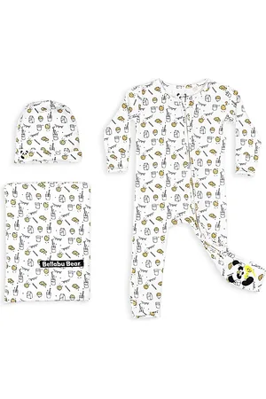 BELLABU BEAR Unisex Swaddle Shower Set