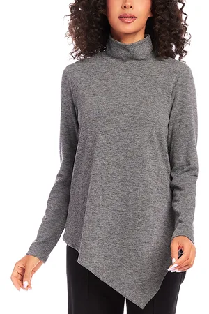 Karen Kane Asymmetric Hem Turtleneck Sweater