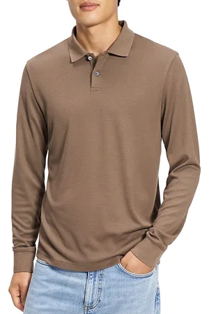 THEORY Goris Long Sleeve Polo Shirt