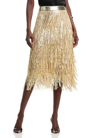 ELIE TAHARI The Zoe Sequin Tassel Skirt