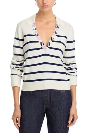 ATM Anthony Thomas Melillo Anthony Thomas Melillo Striped Long Sleeve Sweater