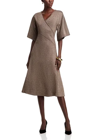 ELIE TAHARI The Everly Lurex Sweater Dress