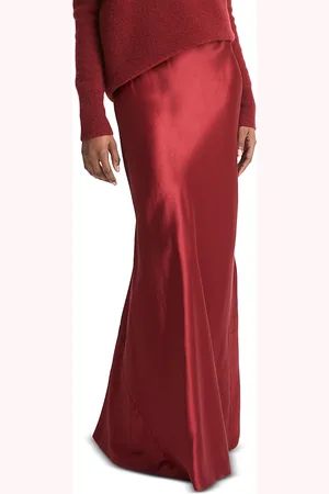 Vince Satin Maxi Skirt