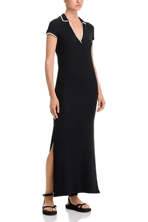 ATM Anthony Thomas Melillo Anthony Thomas Melillo Collared Tipped Knit Dress