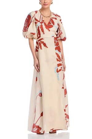 Juan de Dios Ermita Linen Midi Dress