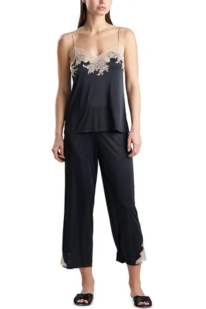 Natori Enchant Lace Trim Pajama Set