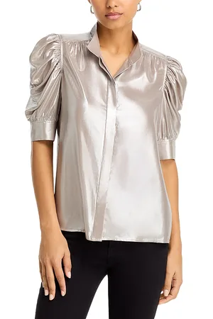 Frame Gillian Metallic Blouse