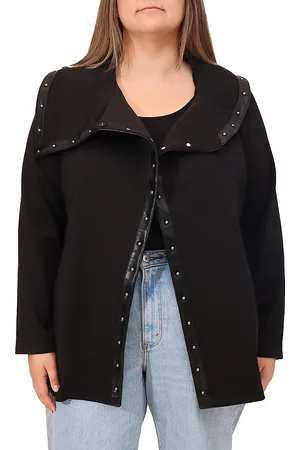BAGATELLE Plus Drape Collar Jacket