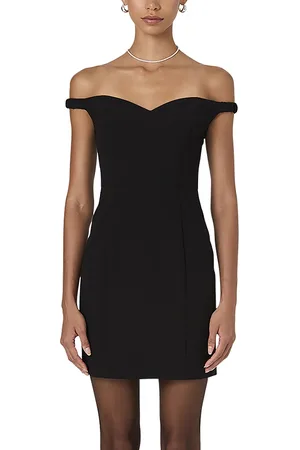 French Connection Azra Twill Sweetheart Neck Mini Dress
