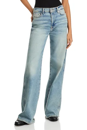 7 for all Mankind Lotta Wide Leg Jeans in