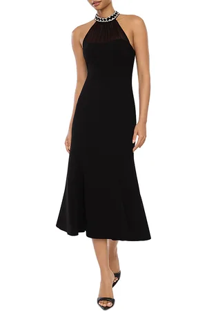 LIKELY Lirio Embellished Halter Neck Midi Dress