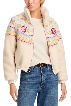 BLANK NYC Turtleneck Fair Isle Jacket