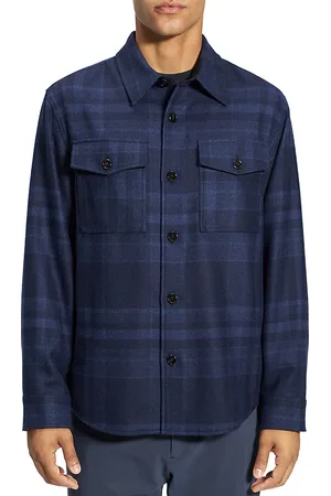 THEORY Printed Overshirt