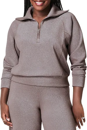 Spanx AirEssentials Half Zip with Shimmer
