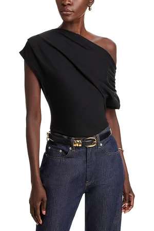 A.L.C. A. l.c. Alice Asymmetric Draped Tee