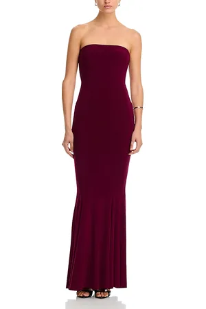 Norma Kamali Strapless Fishtail Gown
