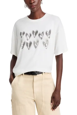 ANINE BING Cade Hearts Tee