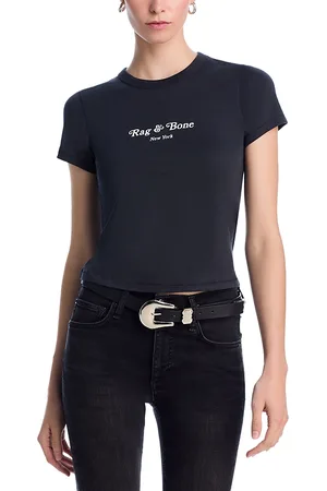 RAG&BONE Mini Script Crewneck Tee