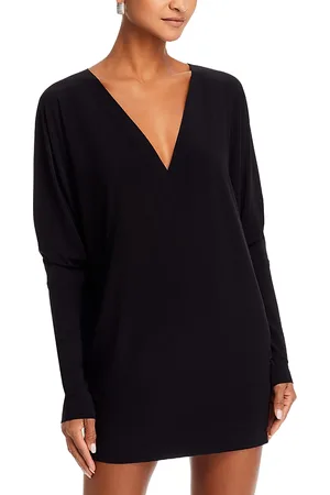 Norma Kamali Dolman Wrap Mini Dress