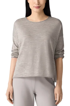 Eileen Fisher Crewneck Wool Sweater