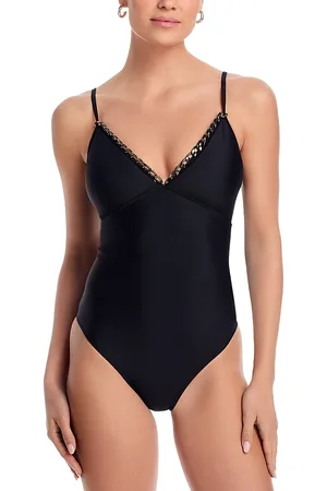 Kobi Halperin Rosalie Chain Trim One Piece Swimsuit