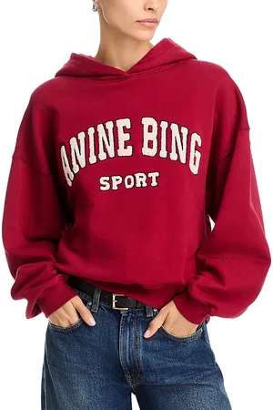 ANINE BING Alec Logo Hoodie