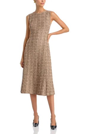 Misook Tweed Knit Midi Dress