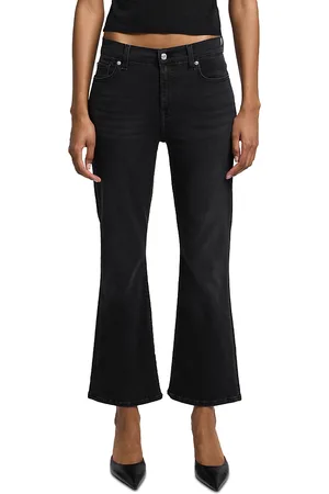7 for all Mankind Daisy High Rise Ankle Bootcut Jeans in
