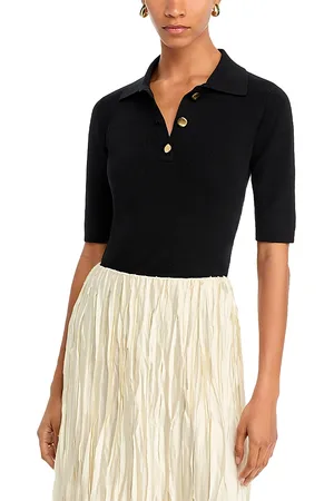 ROSETTA GETTY Fitted Polo Sweater
