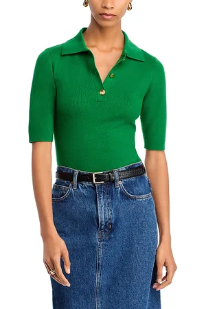 ROSETTA GETTY Fitted Polo Sweater
