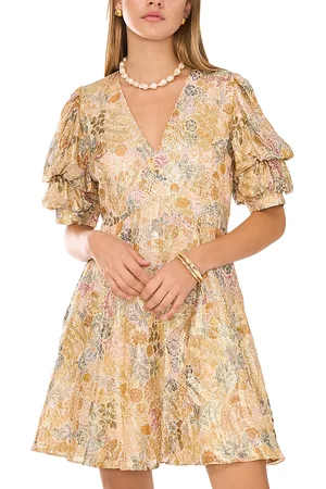 1. STATE Bubble Sleeve Mini Dress