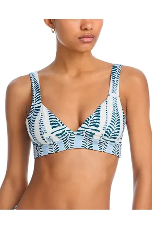 Palmacea Alma Palm Print Bikini Top